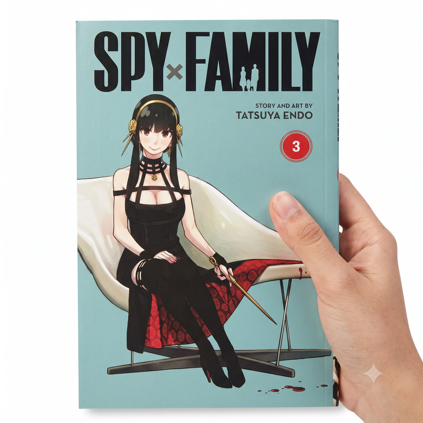 Spy X Family Volume 3 Manga By Tatsuya Endo, Japanese Action Comedy Comic, Spy Adventure Graphic Novel, Anime Manga Paperback, Shonen Manga Book(Paperback, Tatsuya Endo)