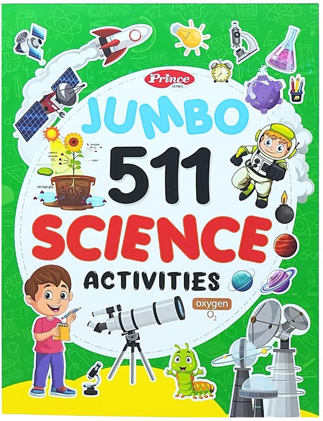 AP SINHA Jumbo 511 Science Activities Book for Kids – Fun Educational (Ages 5-10)