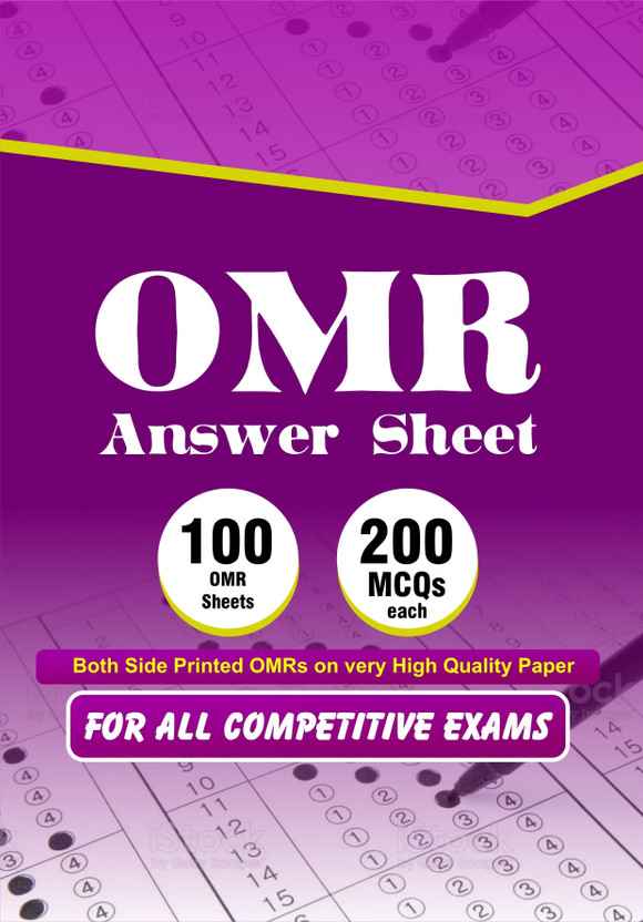 OMR Sheets For All Exams 100 Sheets Of 200 MCQs(Paperback, MockRace Publication)