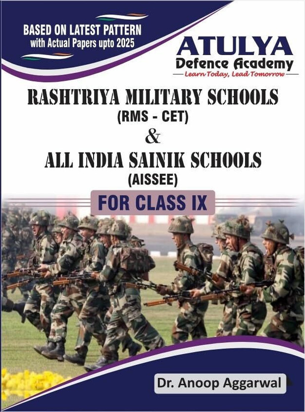RMS / Sainik School Entrance Exam Previous Solved Papers Along With Model Test Papers As Per New Pattern. For Class IX(Perfect Binding, Dr. Anoop Aggarwal)