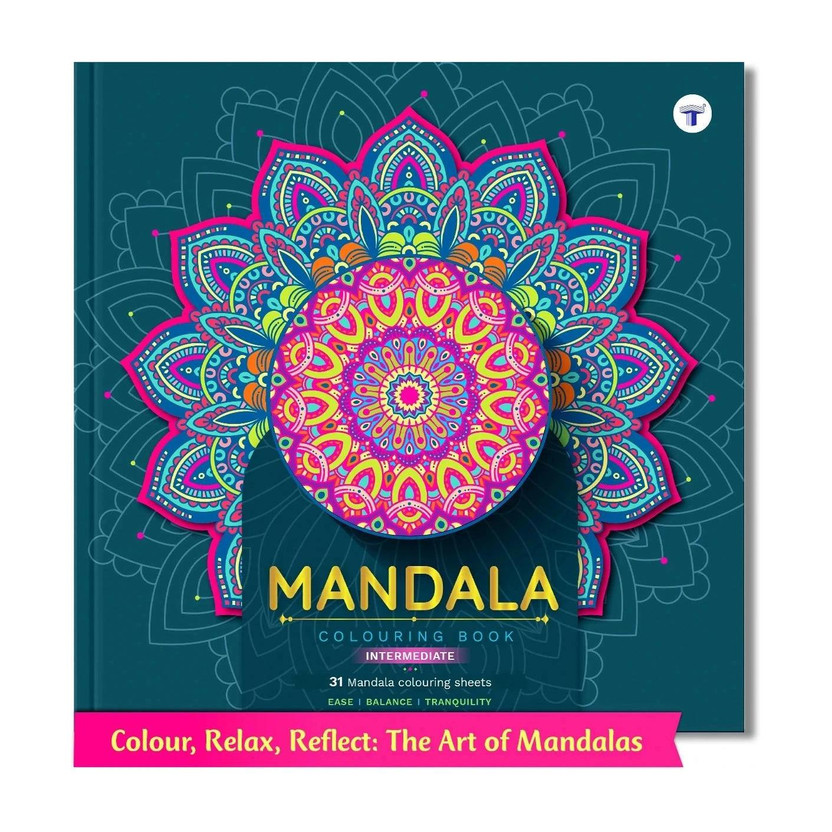 Mandala Colouring Book - Intermediate | Level 2 | A Perfect Stress Buster For Adults And Children(Paperback, Content Team at Target Publications)