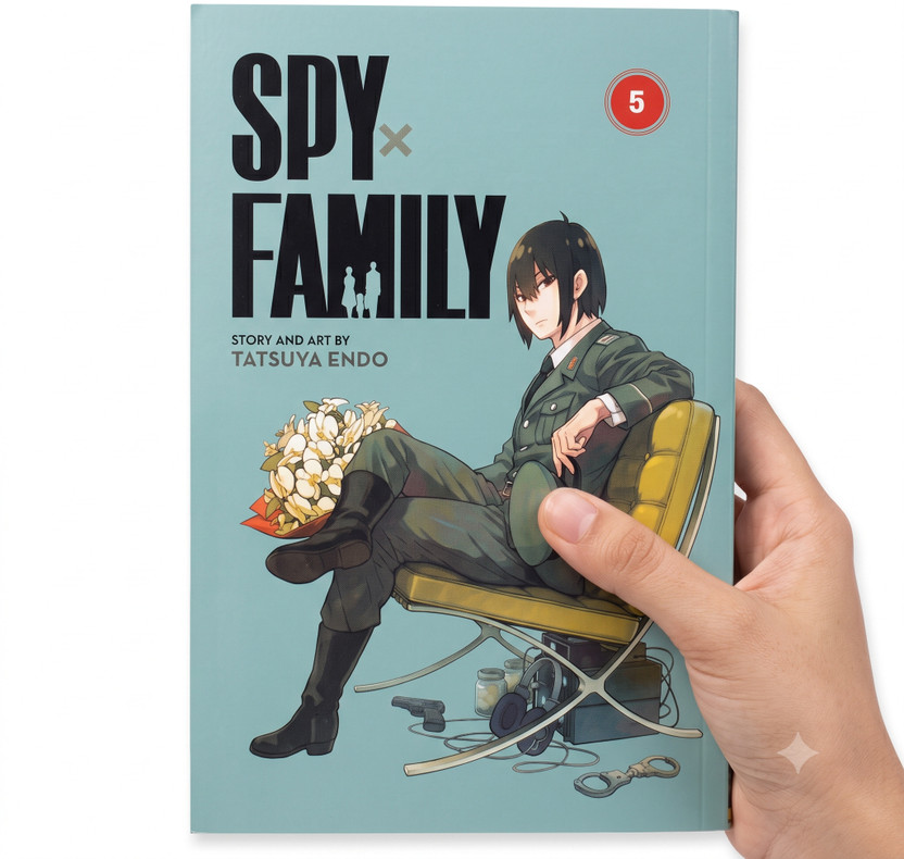 Spy X Family Volume 5 Manga By Tatsuya Endo, Japanese Action Comedy Comic, Spy Adventure Graphic Novel, Anime Manga Paperback, Shonen Manga Book(Paperback, Tatsuya Endo)