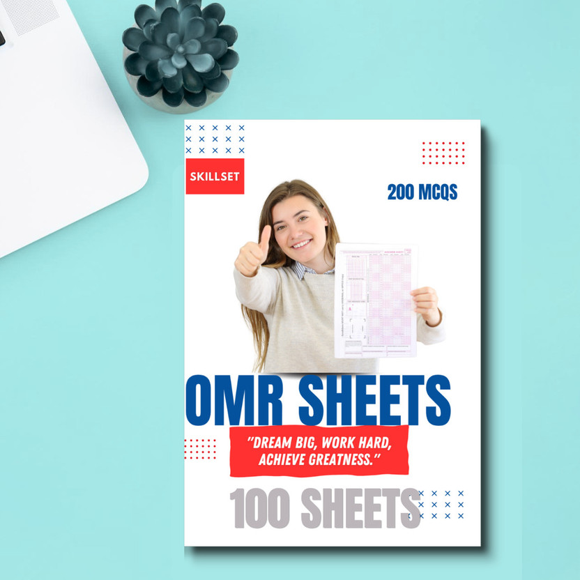 OMR Practice Answer Workbook Pack Of 100 | Mock Test Preparation(Paperback, SKILLSET)