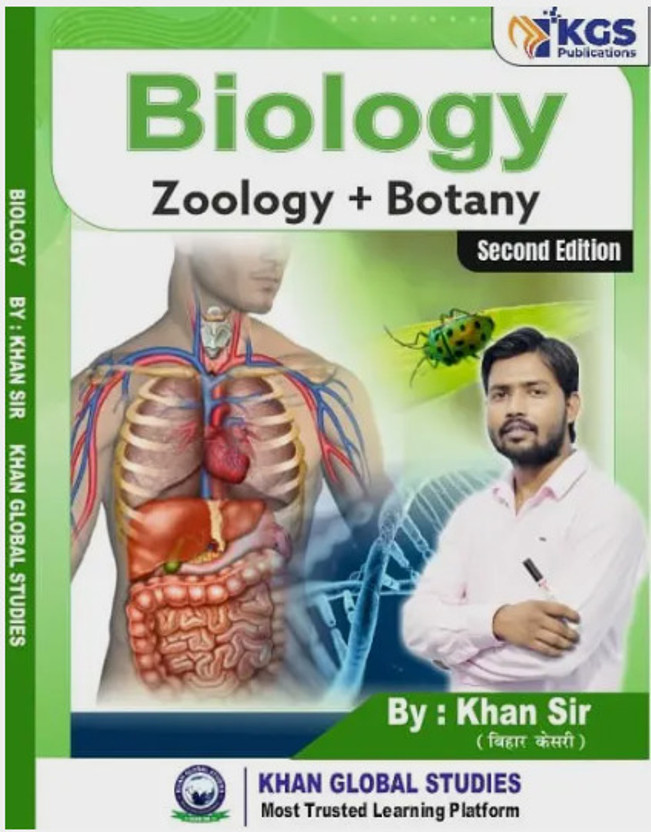Khan Khan Sir Biology Book (Zoology + Botany) Second Edition | KGS Publications | For UPSC, SSC, Railway, State PCS & All Competitive Exams | Khan Global Studies(Paperback, Hindi, Khan Sir) - Flipkart Deal