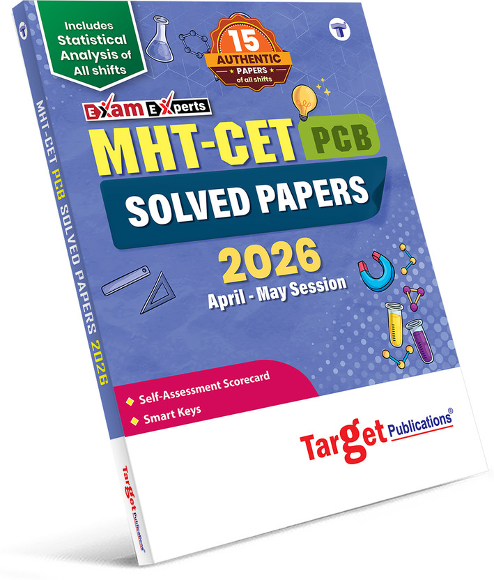 MHT-CET MHT-CET PCB Previous Year Solved Papers 2026 April - May Session | 15 Authentic Papers All Shifts - Physics, Chemistry & Biology | 2027 Exam Preparation(Paperback, Target Learning Ventures) - Flipkart Deal
