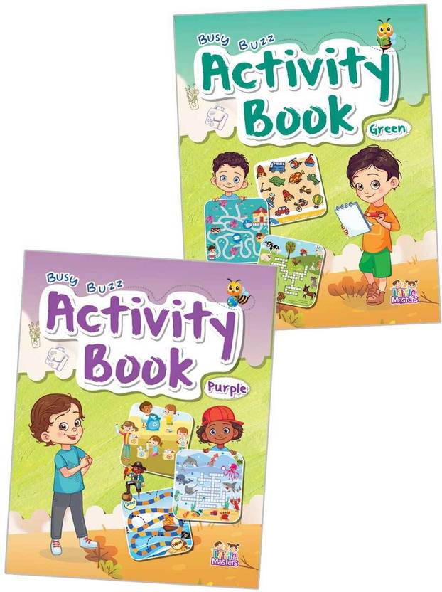 Combo Set Of Busy Buzz Activity Books (Pink+Blue) Buy Combo Set Of