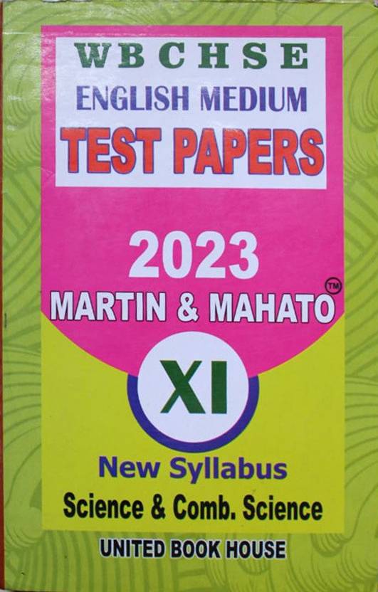 WBCHSE Test Papers 2023 (XI) Science United Book House Buy WBCHSE Test