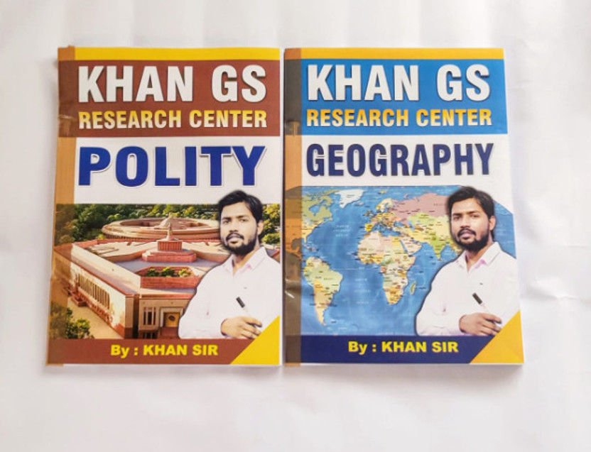 "Khan GS Research Center Book Set – Polity & Geography By Khan Sir | GS Preparation For UPSC, BPSC, SSC, Railway & Competitive Exams"(Paperback, Hindi, KHAN SIR)