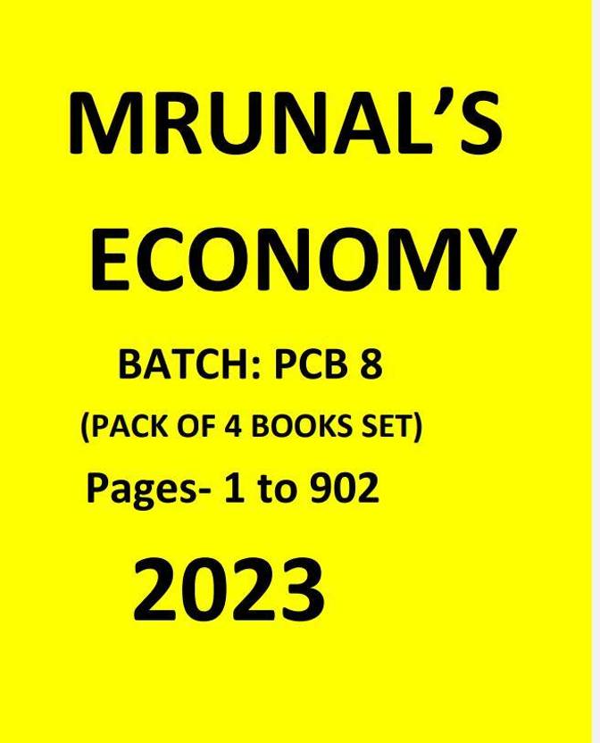 Mrunal Economy Lectures Handouts Notes Pcb8 Photocopy For Upsc Civil