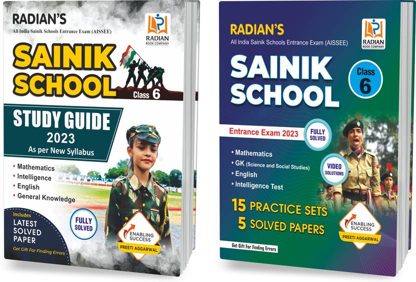 Combo Of Sainik School Class 6 Guidebook And Practice Set 2023 With