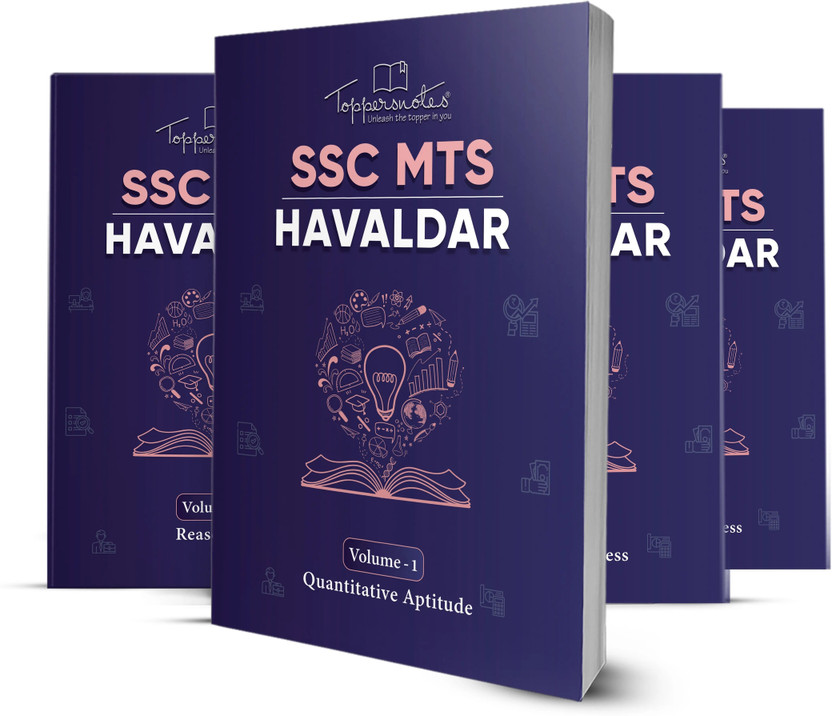 SSC MTS/Havaldar Exam Preparation Study Material, Set Of Books, English Medium, Latest Edition(Perfect Paperback, TOPPERSNOTES)