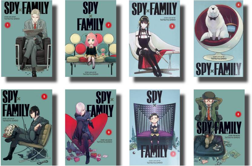 Spy X Family Manga Volumes 1 8 Collection Set By Tatsuya Endo Buy