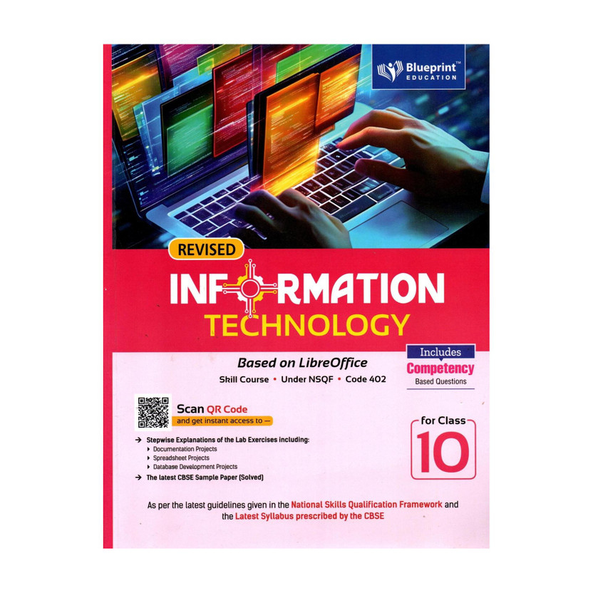 Flipkart Blueprint, Revised Information Technology Based On Libre Office Skill Course Under Nsqf Code 402 For Class - 10(Paperback, SHILPA SABLOK BHARDWAJ) - Flipkart Deal