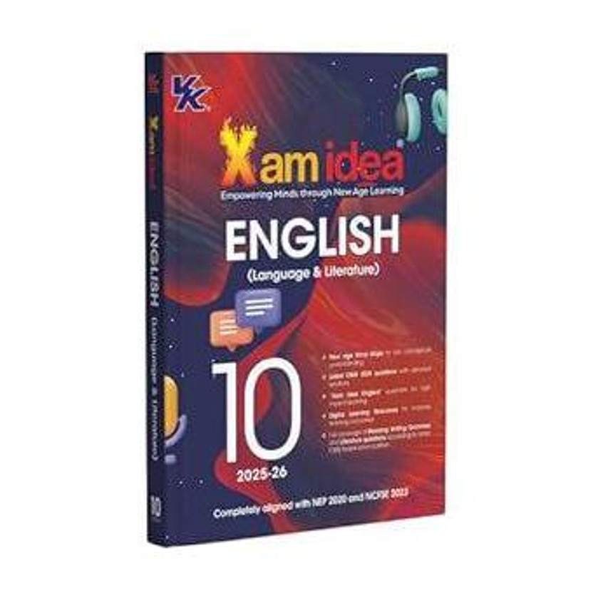 Xam Xam Idea Class 10 English (Language & Literature) | Mind Maps & Digital Learning | NEP 2020 & NCFSE 2023 Aligned | Full Coverage Of Reading, Writting, Grammer & Literature Qs Paperback – 1 June 2025(Paperback, xam idea) - Flipkart Deal