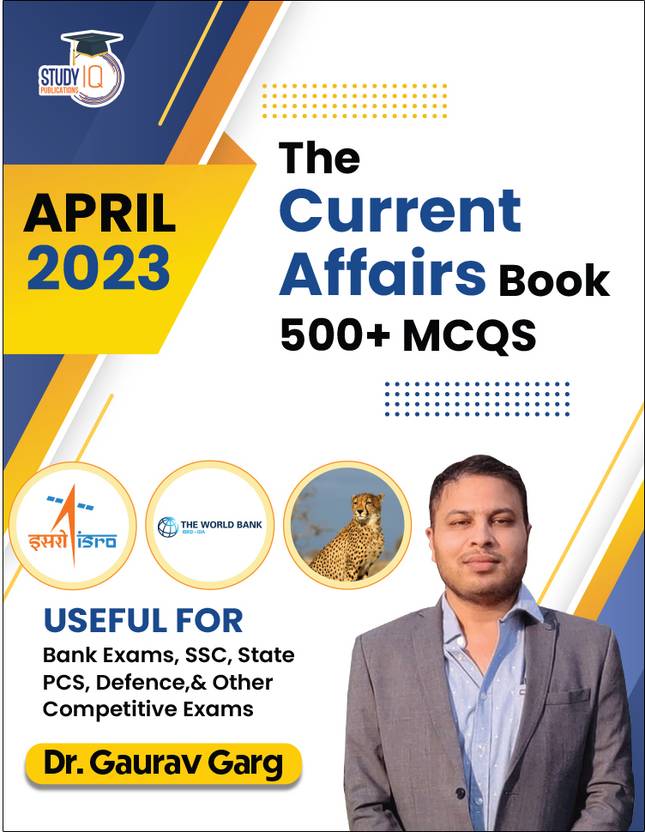 500+ MCQ's Current Affairs Book April 2023 By Dr. Gaurav Garg (English
