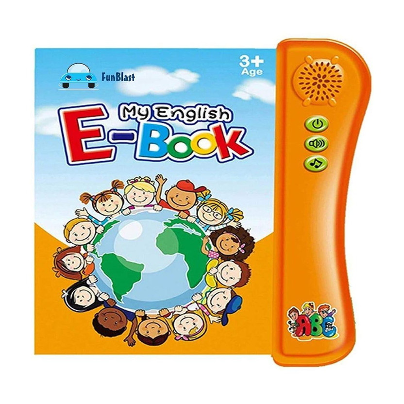 My English E-Book For 3+ Year Kids - Learning Book With Sound, Educational English Reading Book - Alphabets, Numbers, Animals, Fruits, Shapes & Vehicles (Multicolor) (Card Board, Kids Book)(Card board, Graceo)