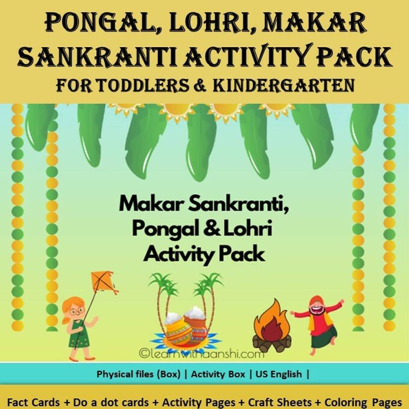 Pongal, Makar Sankranti, Lohri Printable Activity Pack: Buy Pongal ...