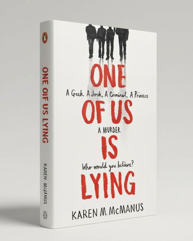 One Of Us Is Lying - Karen M. McManus YA Mystery Thriller | Bestselling High School Suspense | ORIGINAL BOOK(Paperback, Karen M. McManus)