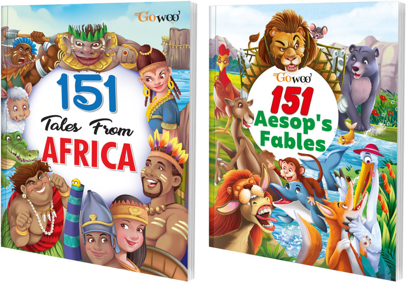 151 Tales From Africa And 151 Aesop's Fables I Pack Of 2 Books I Must Read Fiction Stories By Gowoo(Paperback, Manoj Publication editorial board)