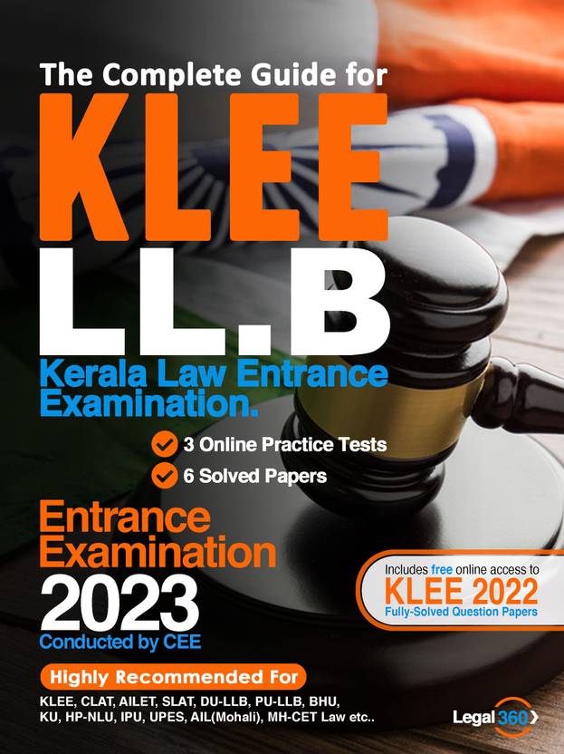 Guide For KLEE (Kerala Law Entrance Examination) LLB Buy Guide For