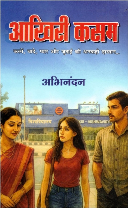 Aakhiri Kasam | Romance Novel | Promises Love And Separation Story | Emotional Relationship Fiction Book | Romantic Drama Reading Book(Paperback, Hindi, Abhinandan O.)