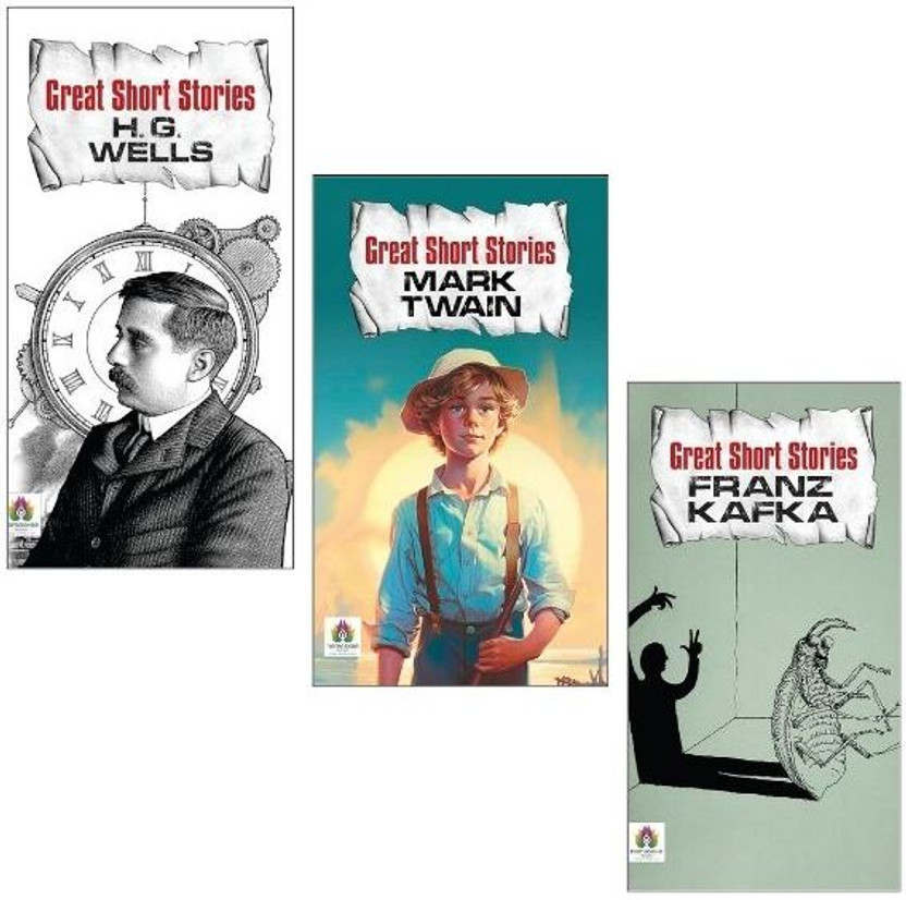H.G. Wells + Mark Twain + Franz Kafka | Classic Fiction | Timeless Stories | Famous Authors | Iconic Writers | Must-Read Books | Literary Classics | Great For Learning | Easy To Read | Thought-Provoking Tales | Classic Literature (Set Of 3 Books)(Paperback, H.G. Wells, Mark Twain, Franz Kafka)