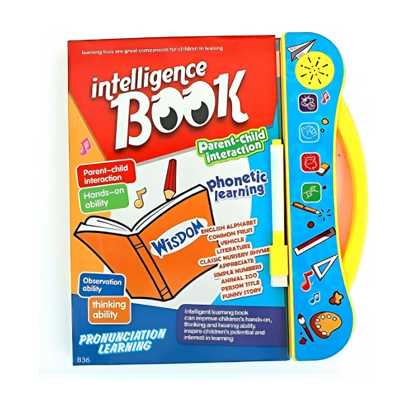 Intelligence Book For Children, English Letters & Words Learning Book_BK300(NA, Intelligence Books)
