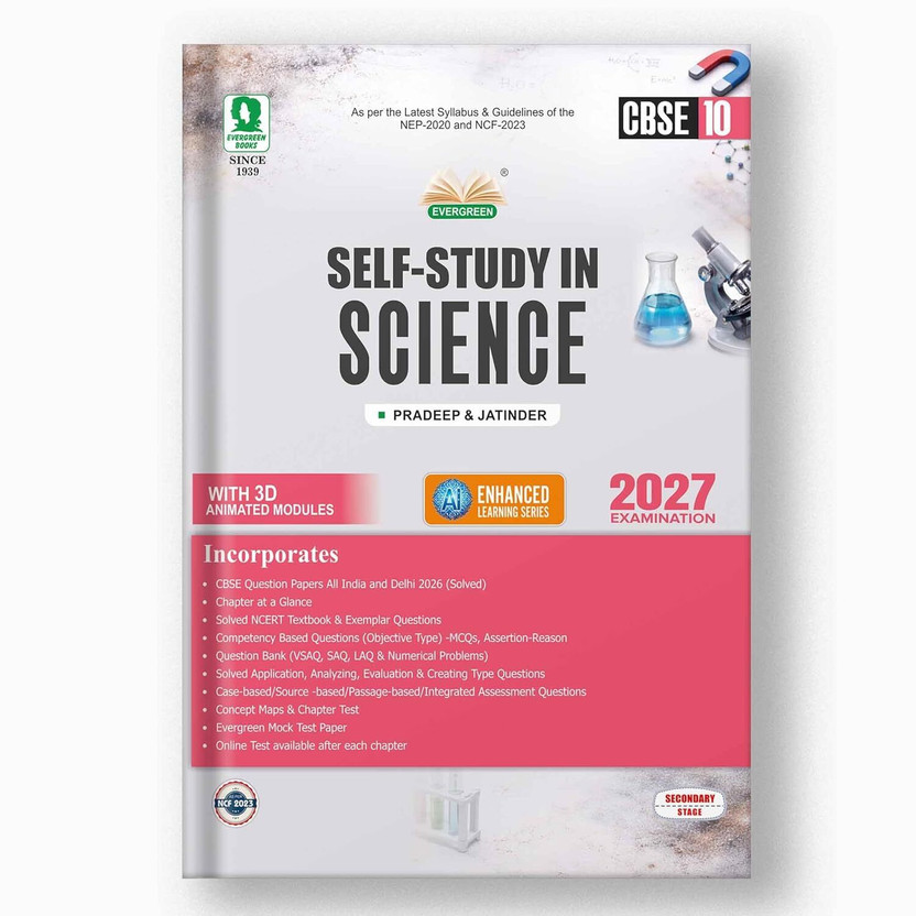 CBSE Self Study In Science: For Class 10 Paperback – 2024(Paperback, pardeep)