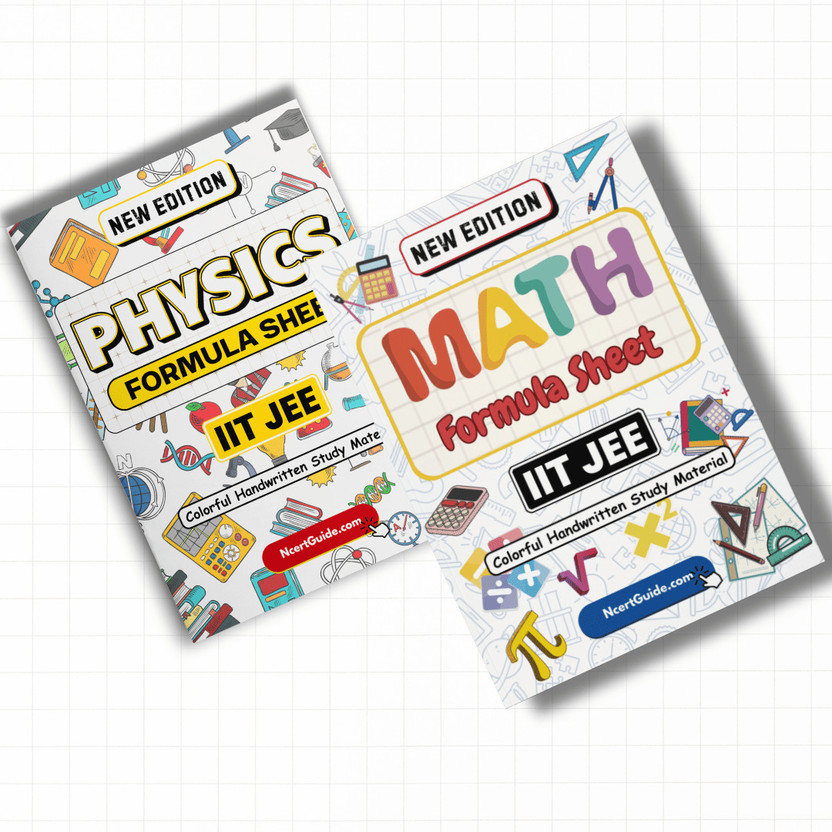 IIT JEE Maths + Physics Combo | Handwritten & Colorful Formula Sheets | Quick Revision Set(Paperback, Misba Shaikh)