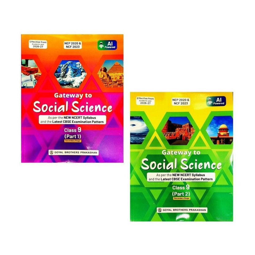 Goyal Gateway To Social Science (Part 1 And 2) For Class 9 - Effective From Academic Year 2026-27(Paperback, Arun kumar, Padma Kumari Khatri)