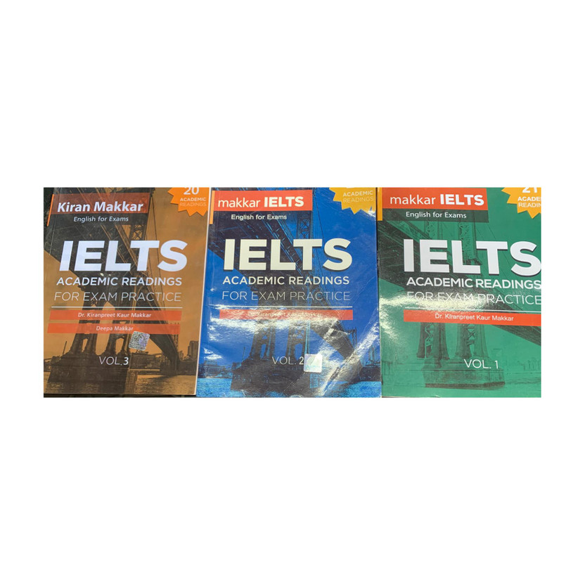 Makkar Ielts Reading Vol 1 2 3 Combo(Soft, Makkar)
