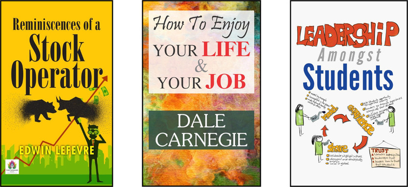 Reminiscences Reminiscences Of A Stock Operator + How To Enjoy Your Life And Your Job + Leadership Amongst Students |Dale Carnegie | Student Leadership | Leadership Development | Personal Growth | Career Success | Motivation And Success | Youth Empowerment | Leadership Skills | Financial Wisdom | Self-Improvement - Flipkart Deal