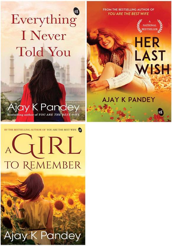 Everything I Never Told You+Her Last Wish+A Girl To Remember Buy Everything I Never Told You