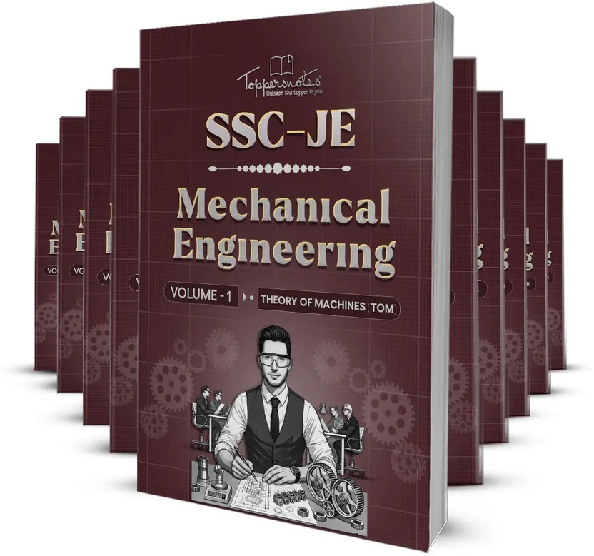 SSC JE Mechanical Engineering Technical Exam Preparation Study Material Notes English Medium Set Of Book Latest Edition(Perfect Paperback, TOPPERSNOTES)