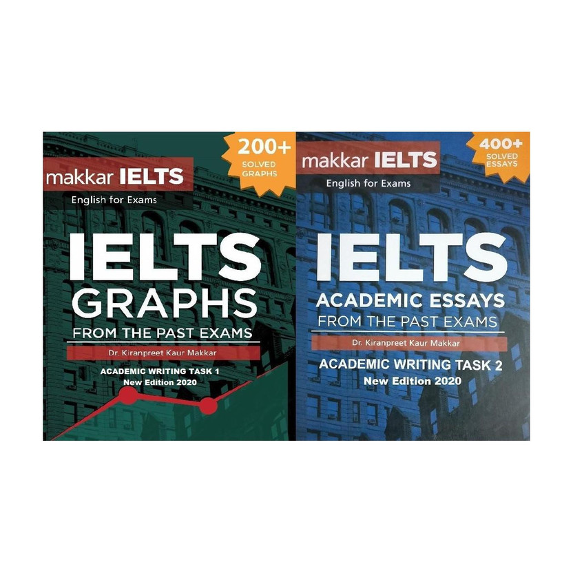 Makkar New Edition 2020 IELTS WRITING TASK 1 & 2, New Edition 2020 Paper Back, Kiranpreet Kaur Makkar 2 Book Set(Paperback, Kiranpreet Kaur Makkar)