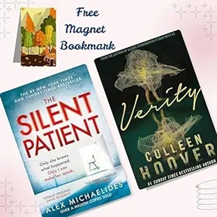 “The Silent Patient + Verity Combo | Bestselling Psychological Thriller Duo | Most Addictive Mystery Books Set For Fast Readers”(Paperback, Alex Michaelides)
