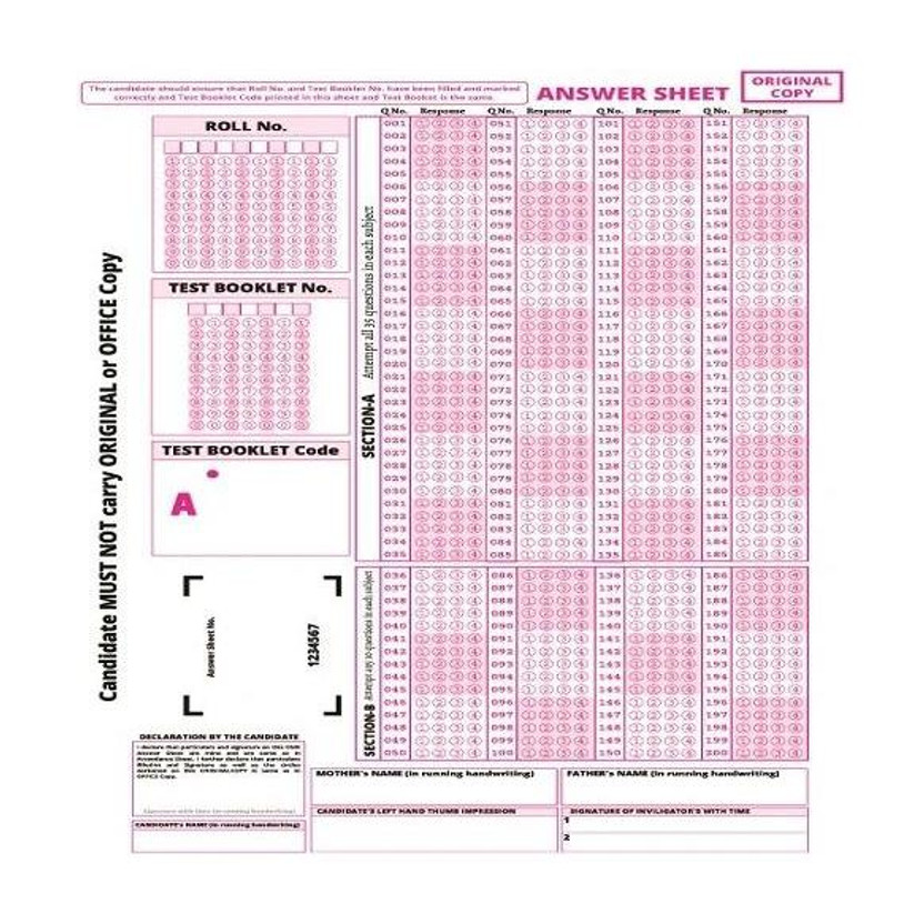 OMR OMR Practice Sheets For Competitive Exams – 200 MCQ’s A4 Size, 50 LOSSE Sheet/50 PAGES (For NEET JEE UPSC MPSC GATE JNV PSC RPSC TNPSC Etc (Paperback, OMR SHEET FOR NEET)(Paperback, PUVI EXPERT) - Flipkart Deal
