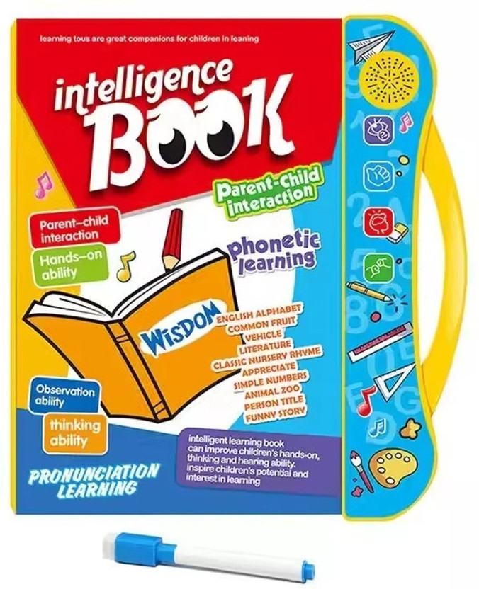 E Book Kids Intelligence Book English Letters Words Learning Language E-Book Toddlers Preschool Educational Toys(ACTIVITY BOOK, ARVIND E)