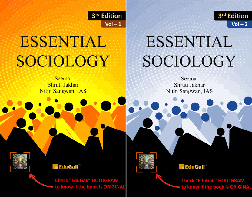 Essential Sociology 3rd ED (Vol-1 & 2)(Paperback, Nitin Sangwan, IAS, Shruti Jakhar, Seema)