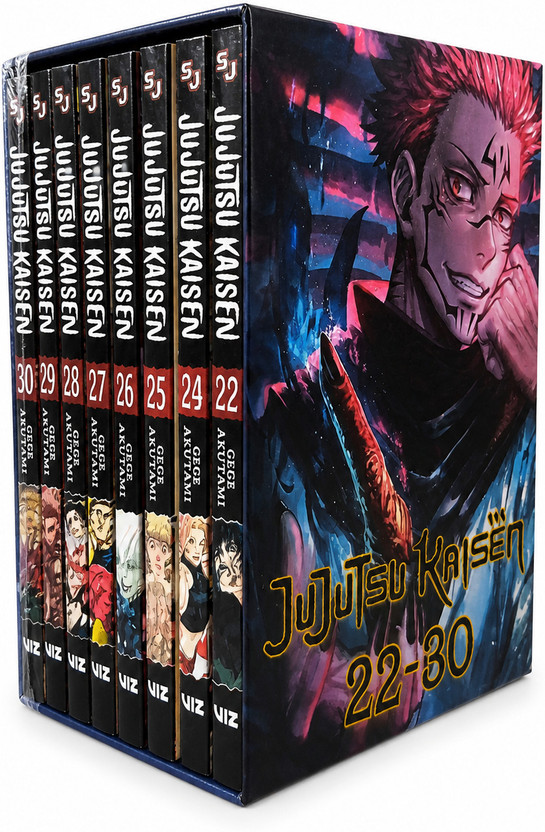 Jujutsu Kaisen Manga Box Set Vol 22-30 (Set Of 9 Books) | English Edition | Anime Comic Collection(Paperback, VIZ Media)