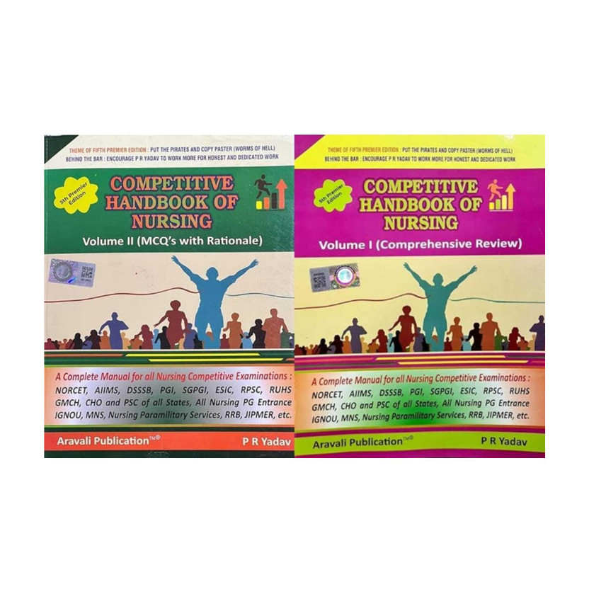 Competitive Handbook Of Nursing English Aravali Publication Pr Yadav Combo(Paperback, pr yadav)