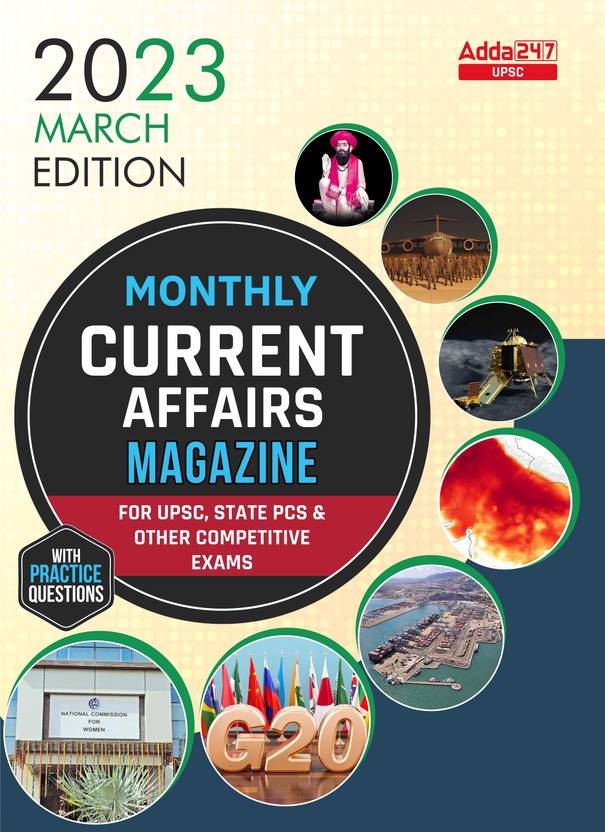 Upsc monthly current affairs magazine march 2023 english printed