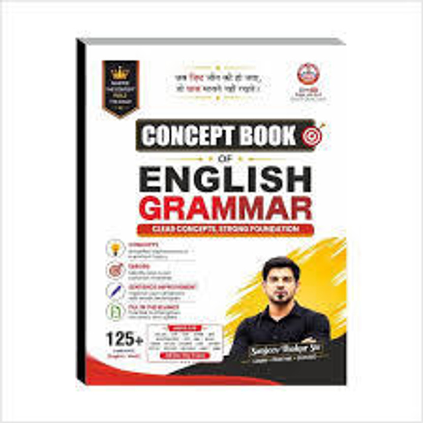 Oncept Book Of English Grammer Book By Ankit Bhati Sir & Sanjeev Thakur Sir RWA , 125+ Concepts, SSC/Defence/Banking Competitive Exams, Bilingual(Paperback, ankit bhati)
