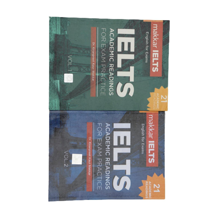 Makkar IELTS Academic Readings Vol. 1 And 2 Set For Exam Practice(Paperback, Dr. Kiranpreet Kaur Makkar)