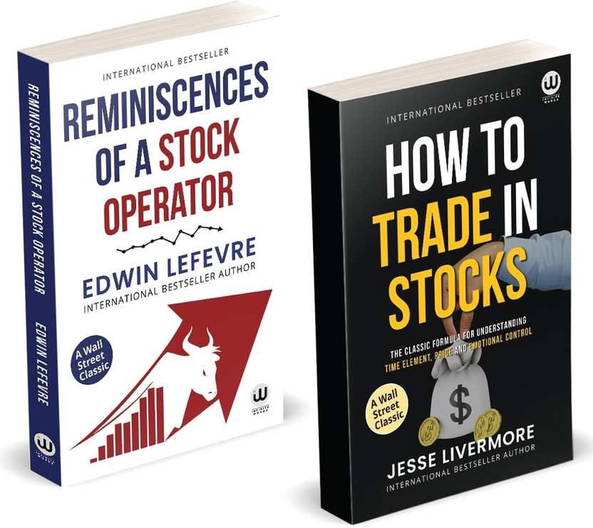 Reminiscenses Of A Stock Operator | How To Trade In Stocks | Edwin Lefevre | Jesse Livermore | English Money Books Combo Gift Pack Set | The Trader's Bible | Trader | Richard D. Wyckoff Book | D | Demille | Studies In Tape Reading | I And Invest In And Bonds | Jesse Livermore's Methods Of | Stock Te