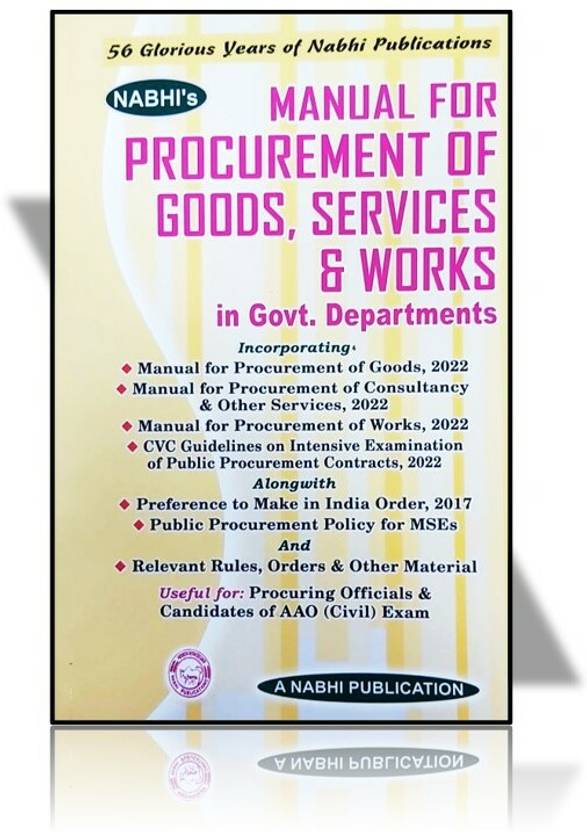 MANNUAL FOR PROCUREMENT OF GOODS, SERVICES & WORKS Edition 2023 Buy