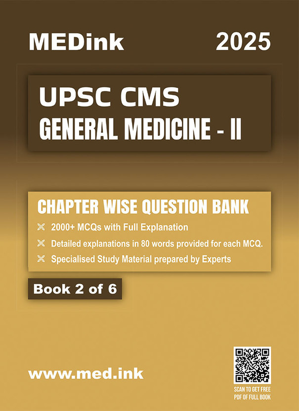 UPSC UPSC Combined Medical Service General Medicine - II (Book 2 Of 6) | 2000+MCQ With Full Explanation | Chapterwise Question Bank(Paperback, MCQGPT) - Flipkart Deal
