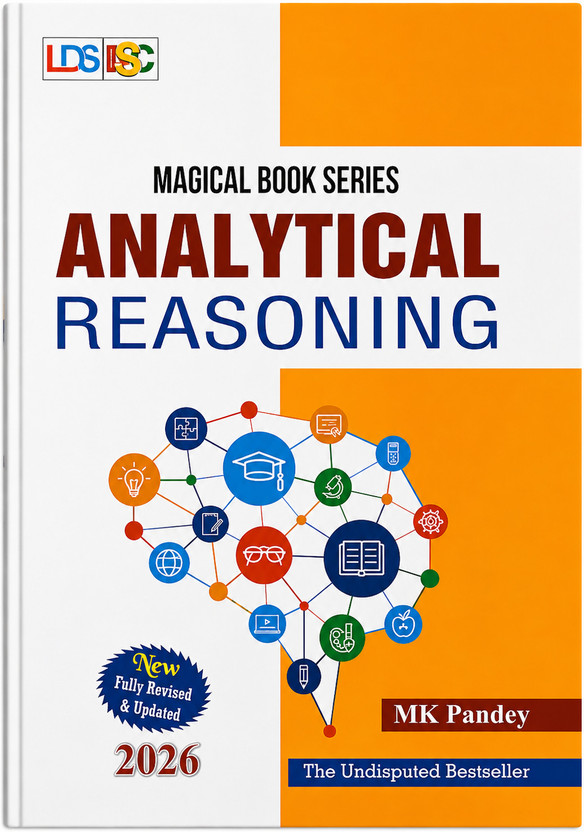 Analytical Analytical Reasoning 2026 (Fully Revised & Updated) | Magical Book Series | MK Pandey | Logical & Analytical Reasoning For SSC, Banking, Railway, UPSC, State PSC & Competitive Exams(Paperback, MK Pandey) - Flipkart Deal
