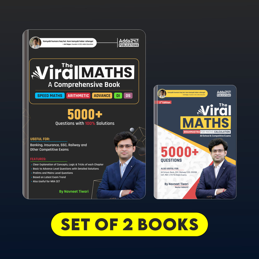 Combo Of Viral Maths A Comprehensive Book & Viral Math Calculation For Banking /SSC/Railway And Other Competitive Exams With 5000+ Questions With Solution(Paperback, Navneet Tiwari)