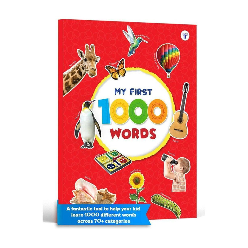 My My First 1000 Words Book : Early Learning Book For Kids | Words And Pictures Book | Shapes, Colours, Animals, Fruits, Vegetables, Body Parts, Things And Objects Around Us(Hardcover, Content Team at Target Publications) - Flipkart Deal